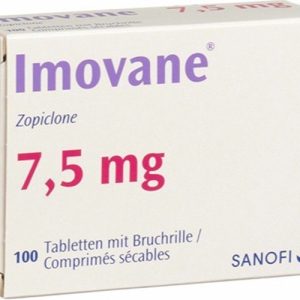 Verpackung des Schlafmittels Zopiclon Droge. Enthält 10 Tabletten.